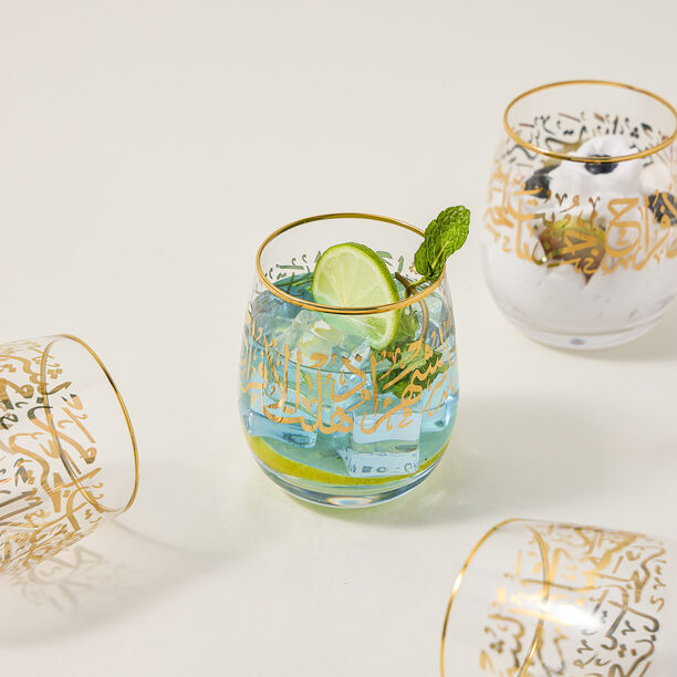 Misk 4 Pieces Glass Dof Tumblers image number 0