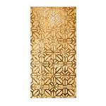 Wall Decor Wood And Metal Gold image number 0