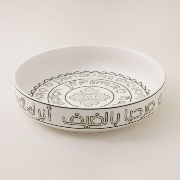 لا ميسا طبق تقديم بورسلان 28*5سم، أسود image number 0