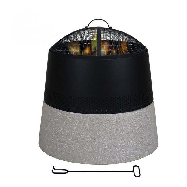 Homez Mgo Bbq Grill For Wood And Charcoal, 54.5*54.5*52 Cm image number 0