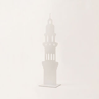 White metal Ramadan decoration 22*17*90 cm