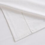 Boutique Blanche Flat Sheet 100% Egyptian Cotton 400Tc King White 260*270 Cm image number 1