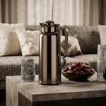 Dallaty Stainless Steel Dallah Thermos, Black, 1L image number 1