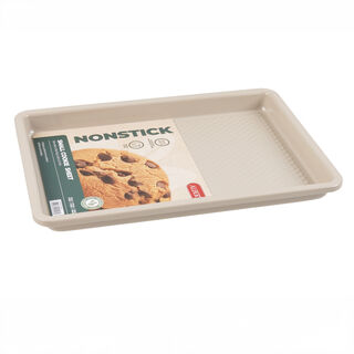Alberto Beige Nonstick Small Cookie Sheet, 35.2*25.1*2.7 Cm