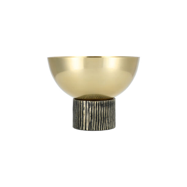 Decorative Bowl Metal Gold Dia 25.5* Ht: 18 Cm image number 1
