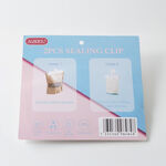 Alberto 2pcs sealing clip set 16*5*3cm, white image number 1