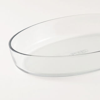 Pyrex Clear Oval Glass Roaster, 4.2L, 40 Cm
