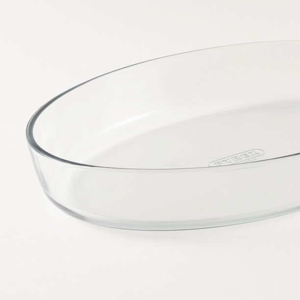 Pyrex Clear Oval Glass Roaster, 4.2L, 40 Cm image number 2