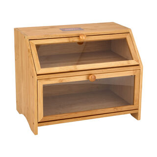 Bamboo Bread Bin 2 Layers