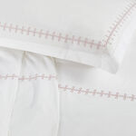 Boutique blanche 3pcs king size duvet cover embroidery set image number 0