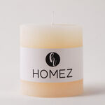 Pillar Candle Sense Rustic Ivory  image number 2