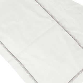 Cynthia Runner 40X140 Cm Beige Embrodery Edge