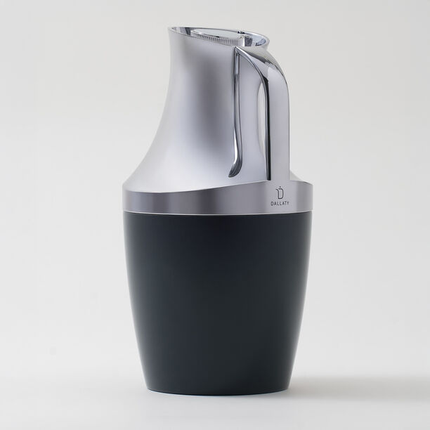 Dallaty 1L stainless steel vacuum flask in black image number 3