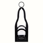 Black lantern 22*22*67 cm image number 0