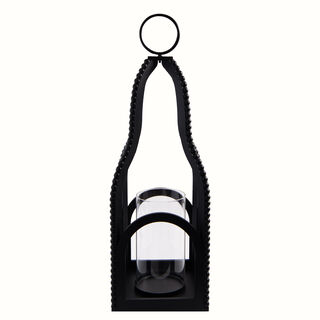Black lantern 22*22*67 cm