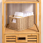 Rattan storage basket 27.5*18*14 cm image number 0