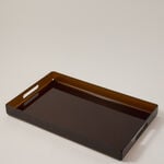 Dallaty Acrylic Serving Tray In Brown image number 0
