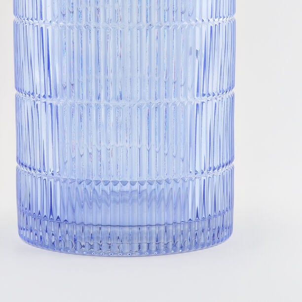 هومز سلة مهملات زجاج كحلي مضلّع 18*18*26 سم image number 3