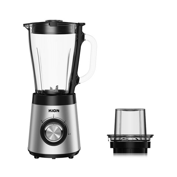 Kion stainless steel blender 500W, 1.5L with grinder, black image number 0