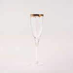 Painted Stemglass With Gold On Top 4 Pcs image number 1