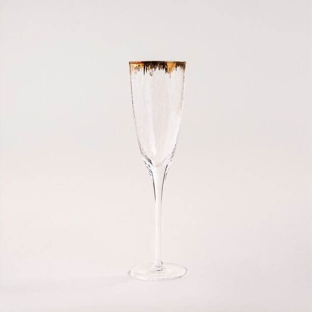 Painted Stemglass With Gold On Top 4 Pcs image number 1
