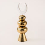 Gold metal Ramadan decoration 17*17*50 cm image number 0