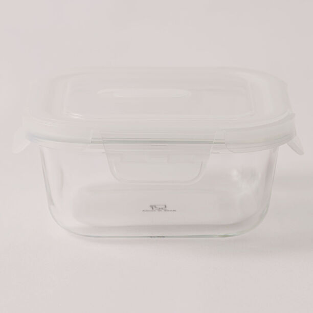  البرتو حافظة طعام زجاج مربعة 300 مل مع غطاء بفتحة تهوية image number 1