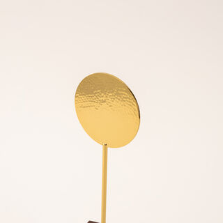 Homez wood and gold metal Ramadan decoration 9*7*30 cm