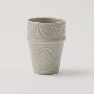 Dallaty Moroccan Tea Cup Grey, 6 Pieces