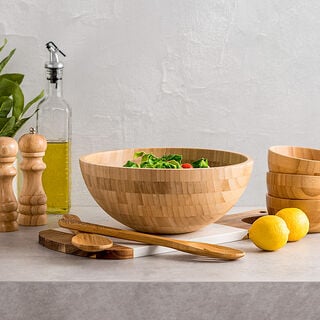 Alberto Bamboo Salad Bowl Size L 28*12cm
