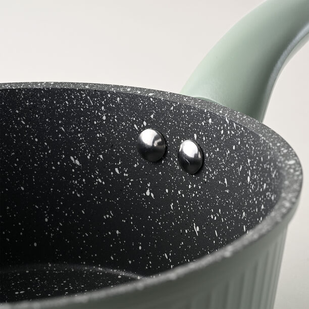 Alberto green granite sauce pan 16 cm image number 2