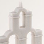 Homez aztec baley decorative sculpture 26*6.5*30cm, white image number 2