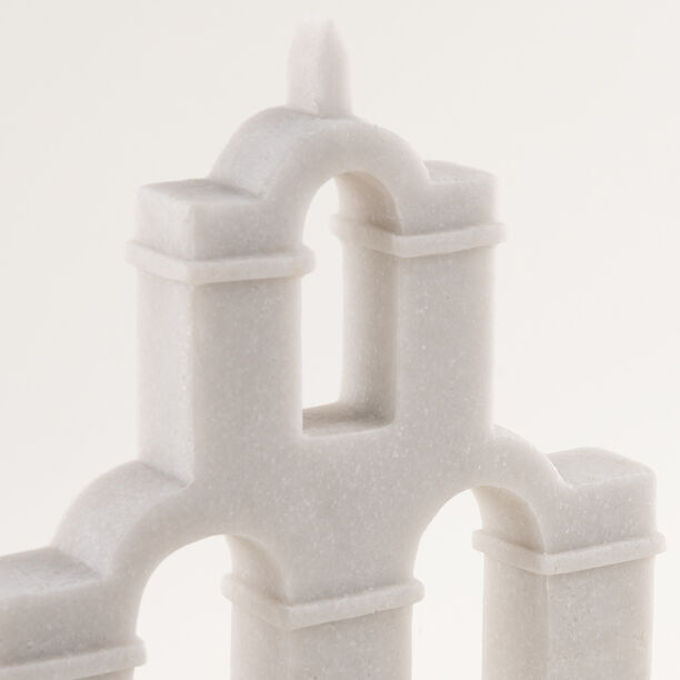 Homez aztec baley decorative sculpture 26*6.5*30cm, white image number 2