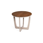 Homez glen side table, walnut 60*60*50 cm image number 0