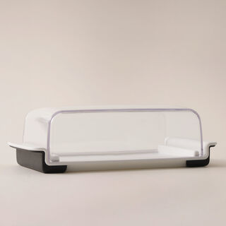 OXO plastic wide butter dish server, 226g, 7.9"* 3.7"* 2.4"