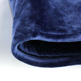 Cottage micro flannel blanket polyester navy 150*220 cm
