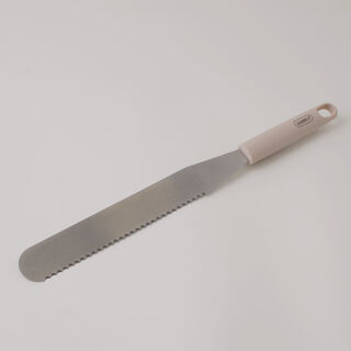 Alberto stainless steel saptula 39*3.7*2cm, cream
