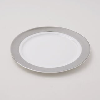 Marjan Collection La Mesa Dinner Set With Platinum Decal,18 Pieces