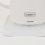 Alberto stainless steel electric kettle, creamy 1L image number 4