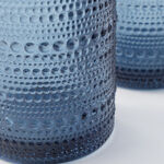 La Mesa 4 Pcs Tumbler Glass Set, Dark Blue 8*8*10 Cm image number 2