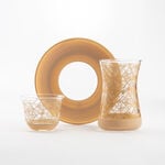 Dallaty glass tea and coffee set 18 pcs image number 0
