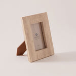 Homez travertine photo frame 23*18*3cm, beige image number 0
