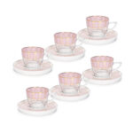 English Tea Cups Set 12Pc Blushed Pink image number 0