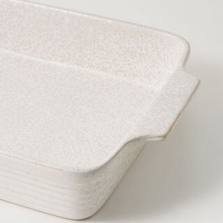 La Mesa oven to table wavy rectangular dish 43*26*7.5cm, beige