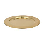 Manuscript Charger Plate Gold Colour image number 2