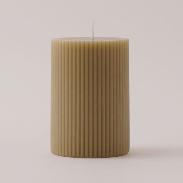 Homez Soya Wax Candle, Beige 7*7*10Cm image number 0