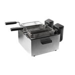 Princess Classic Double Fryer 2 X 3L, Stainless Steel Housing. image number 1