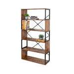 Homez Bookshelf 80*30*160 cm Wood Texture image number 2