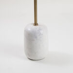 Homez Marble Side Table, Beige 31*53 Cm image number 2