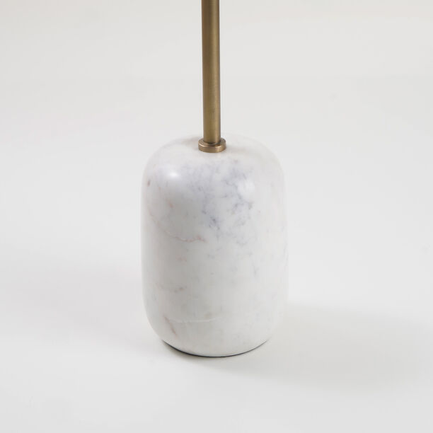 Homez Marble Side Table, Beige 31*53 Cm image number 2